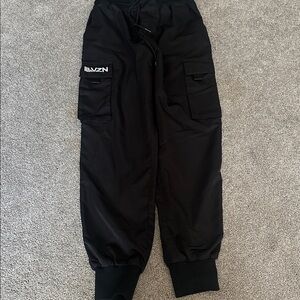 ILLVZN Black Cargo Joggers